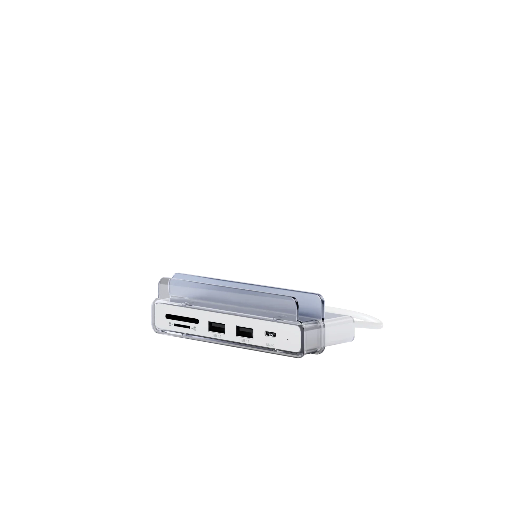 XtremeMac Type-C 6 In 1 Hub With Hanging Stand For iMac - Tashqila XtremeMac Type-C 6 In 1 Hub With Hanging Stand For iMac - Tashqila